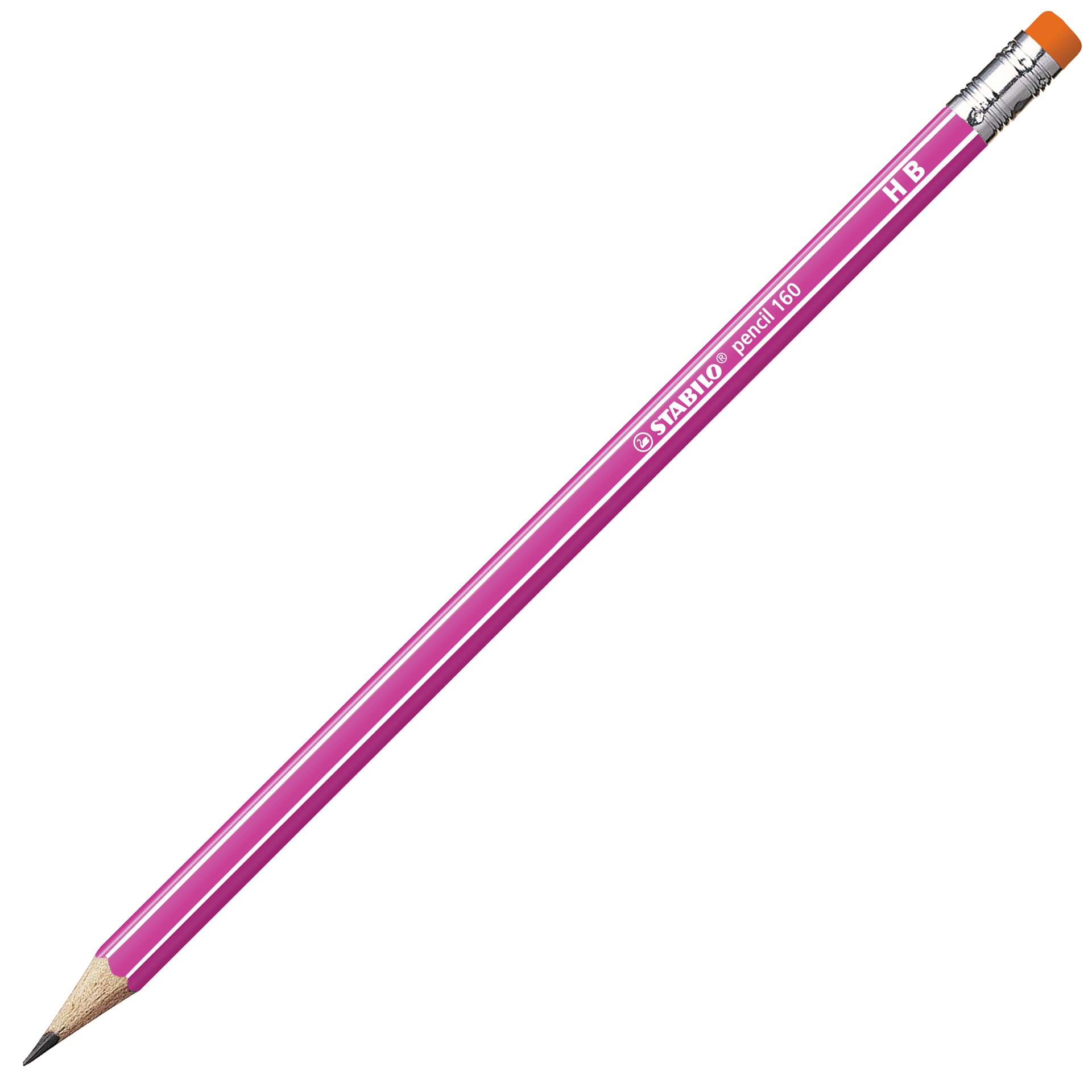 Sechskant-Schulbleistift mit Radierer STABILO pencil 160 Bleistifte STABILO pencil 160
