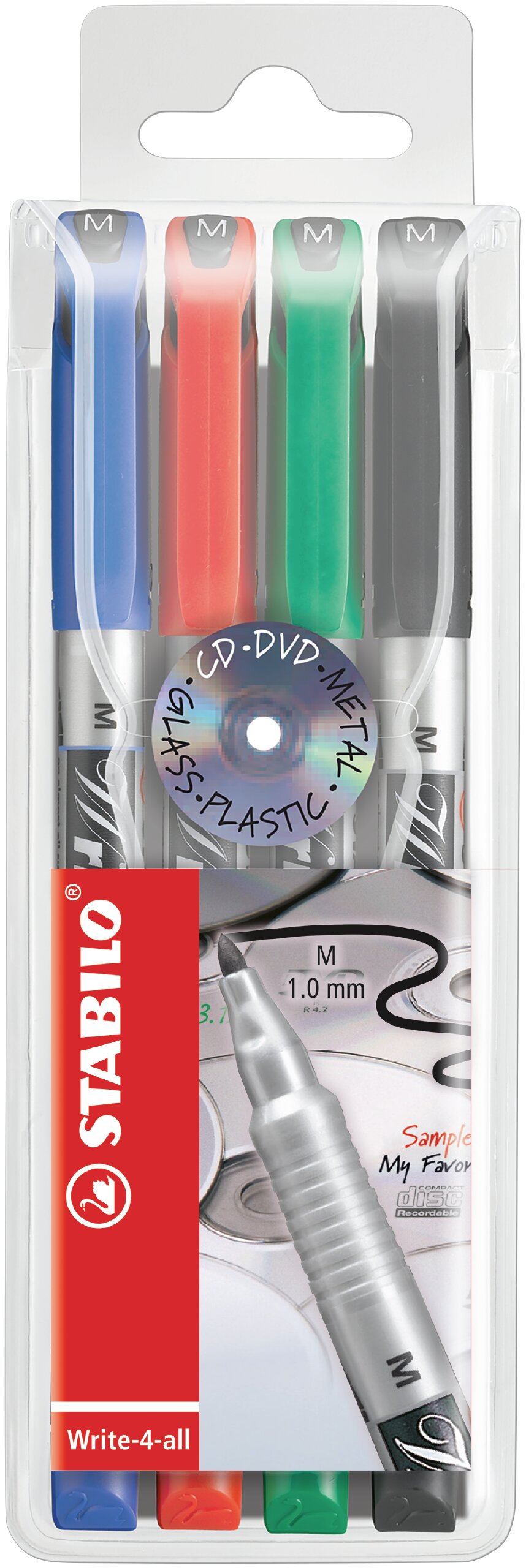 Marqueur permanent pointe moyenne STABILO Write-4-all Marqueur permanent STABILO Write-4-all