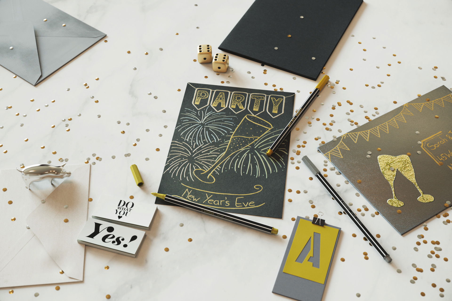 Feutres STABILO Pen 68 metallic