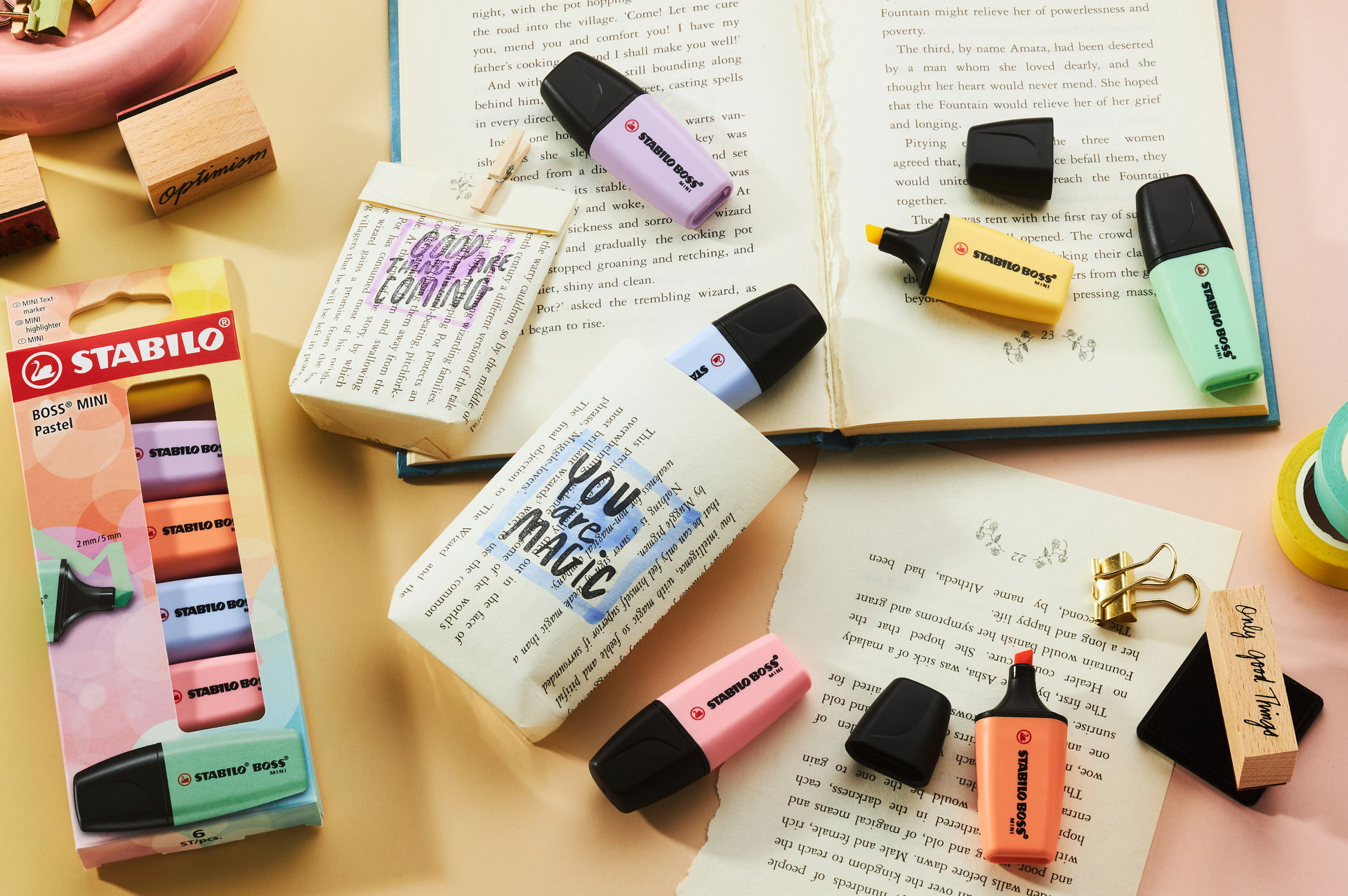 Markeerstiften STABILO BOSS MINI Pastel