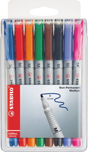 Feutres pour rétroprojection et surfaces lisses STABILO OHPen universal