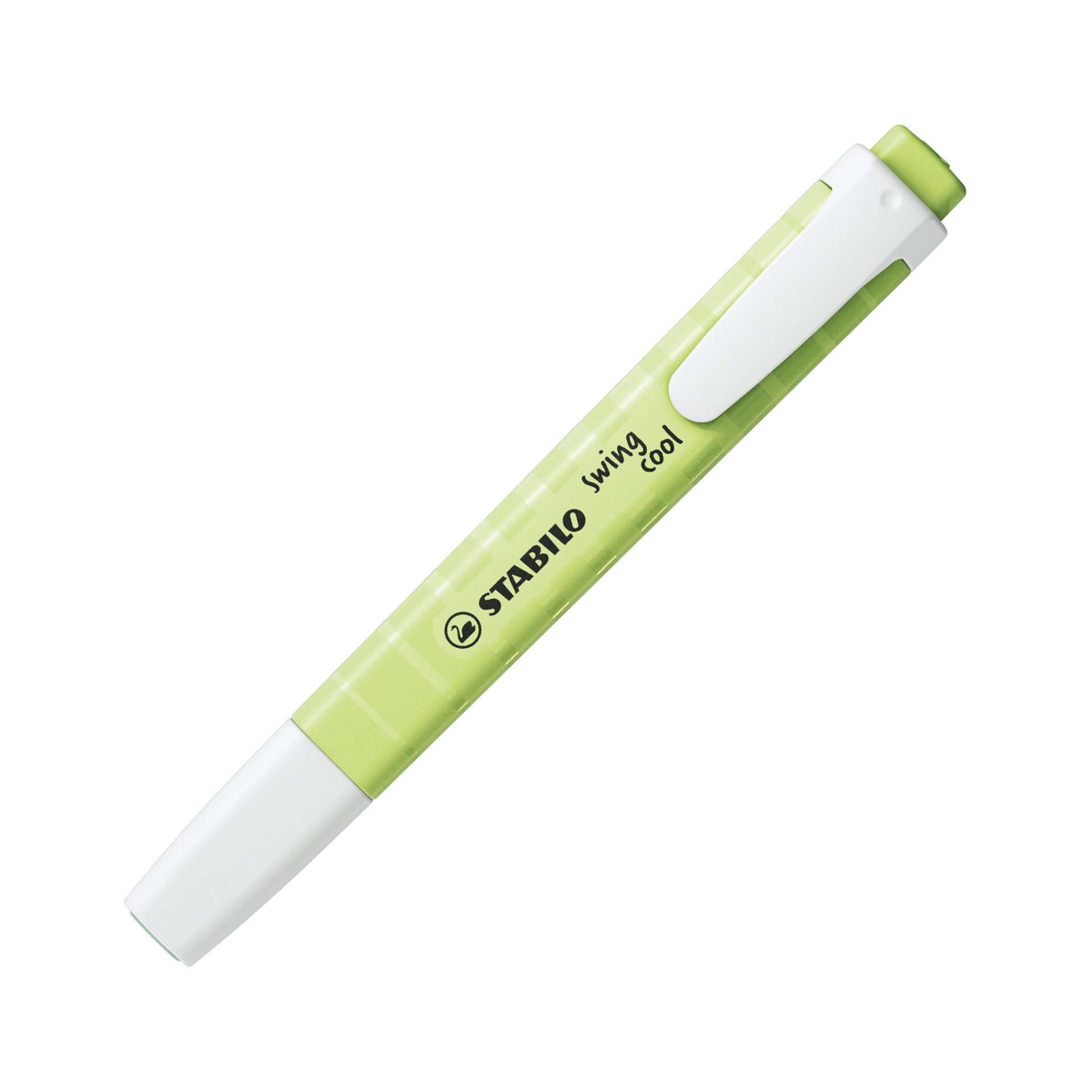 Evidenziatore a tampone con clip STABILO swing cool Pastel Evidenziatore STABILO swing cool Pastel