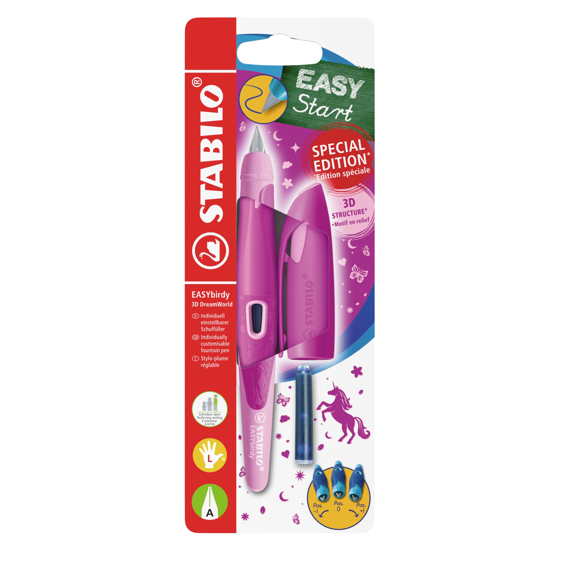 Plnící pero STABILO EASYbirdy 3D DreamWorld