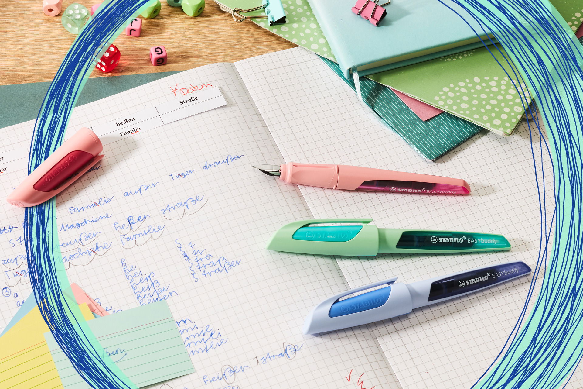 Vulpennen STABILO EASYbirdy Pastel Edition