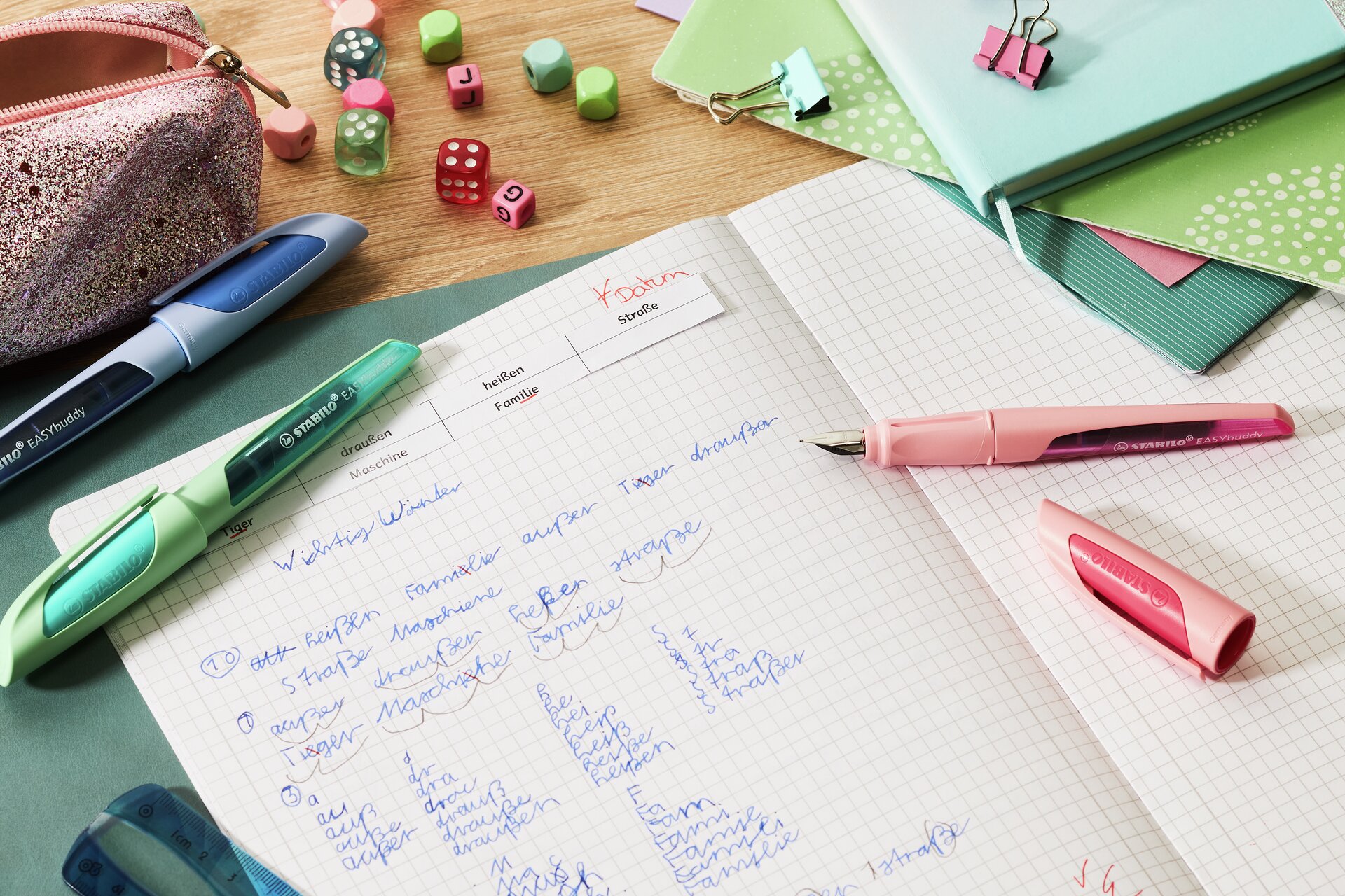 Vulpennen STABILO EASYbirdy Pastel Edition