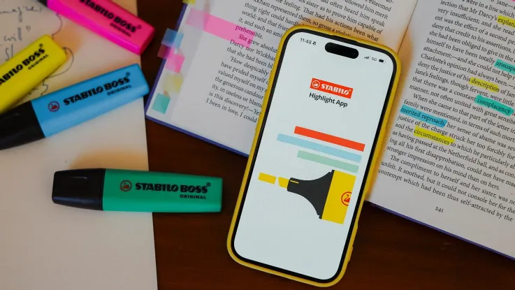 PR picture STABILO Highlight App, highlighter, stabilo, marker, neon, glossy