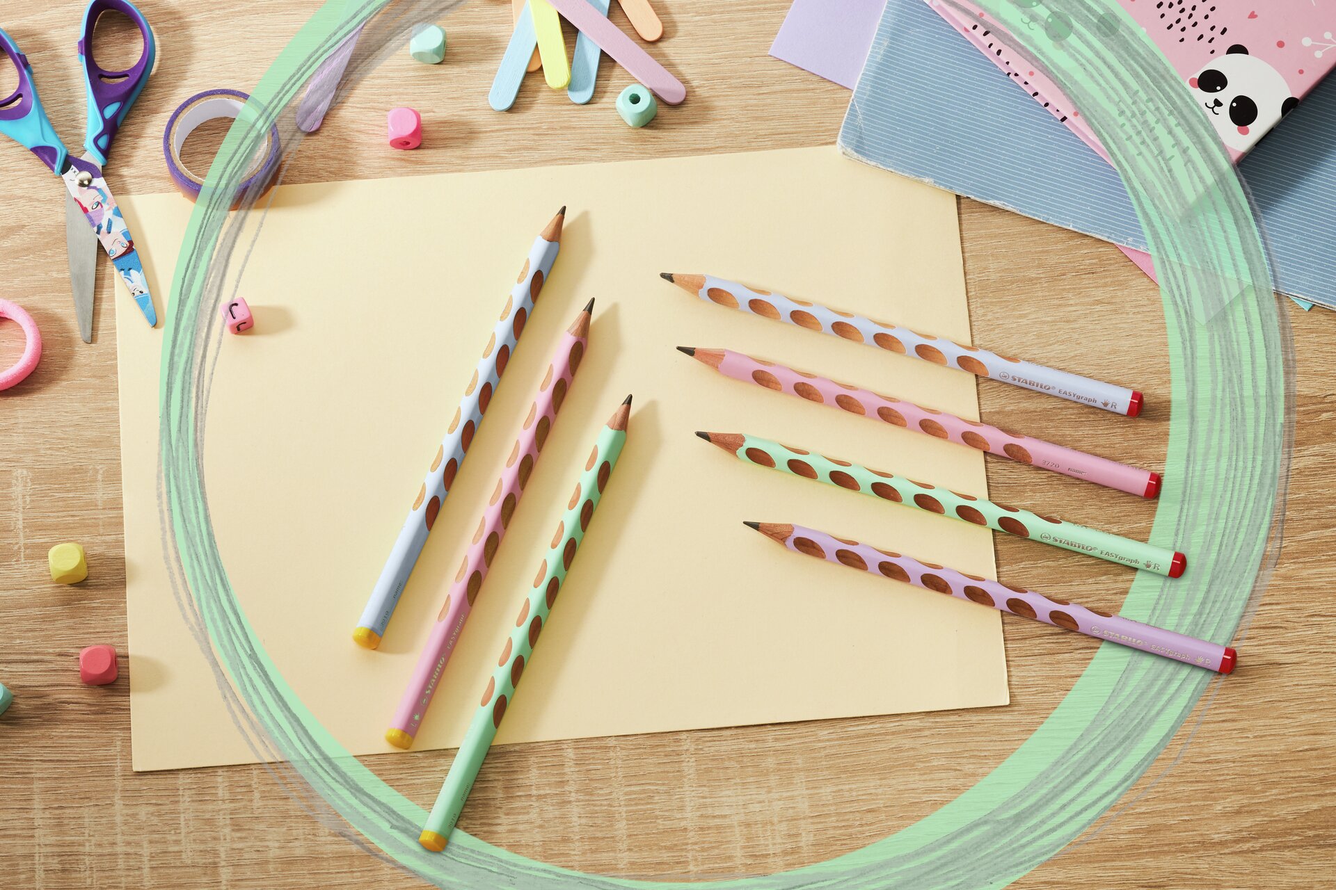 Crayons STABILO EASYgraph Pastel