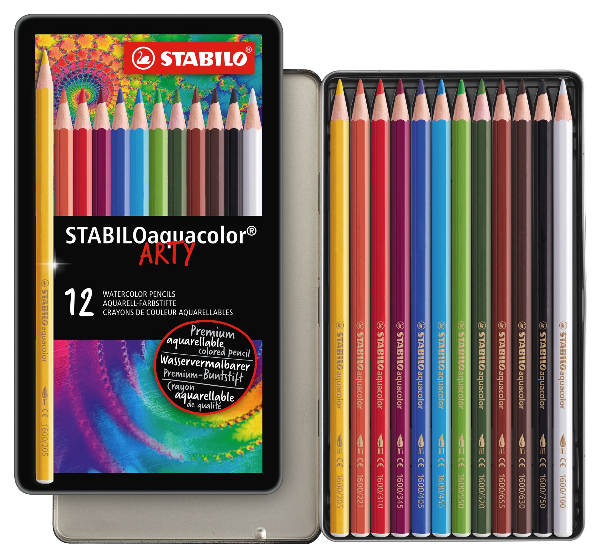 Crayon de couleur aquarellable STABILOaquacolor Crayons de couleurs STABILOaquacolor ARTY