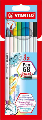 Fiber-Tip Pen STABILO Pen 68 brush