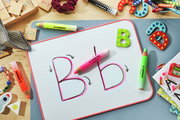 Marker STABILO MARKdry, Whiteboard, Marker, Pink Marker, Green Marker, Alphabet