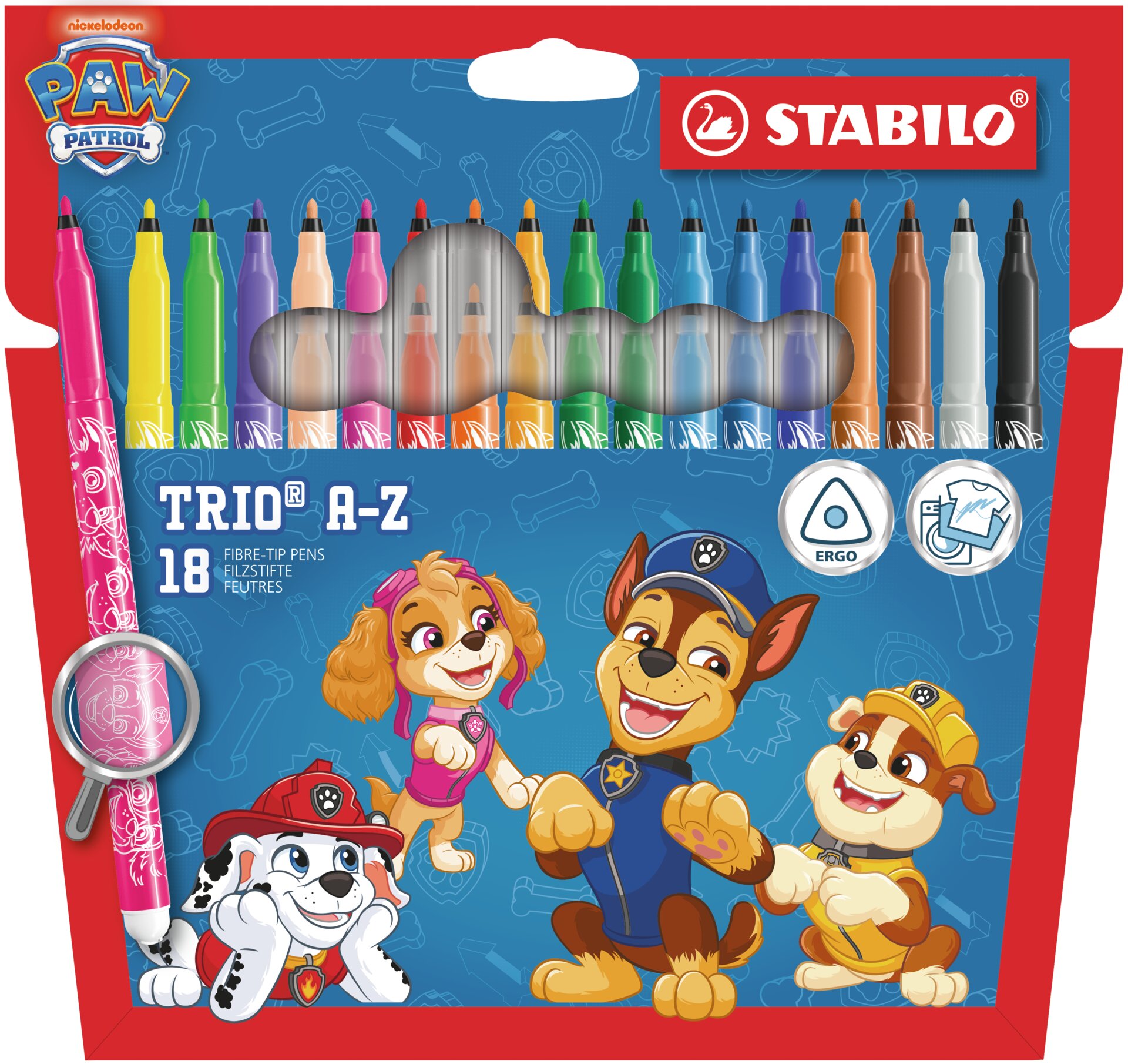 Pennarello STABILO Trio A-Z PAW Patrol