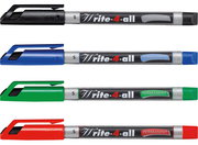 Whiteboard-Marker, Permanent-Marker, Kappe zum Umblättern, bunte Farben, feiner Strich