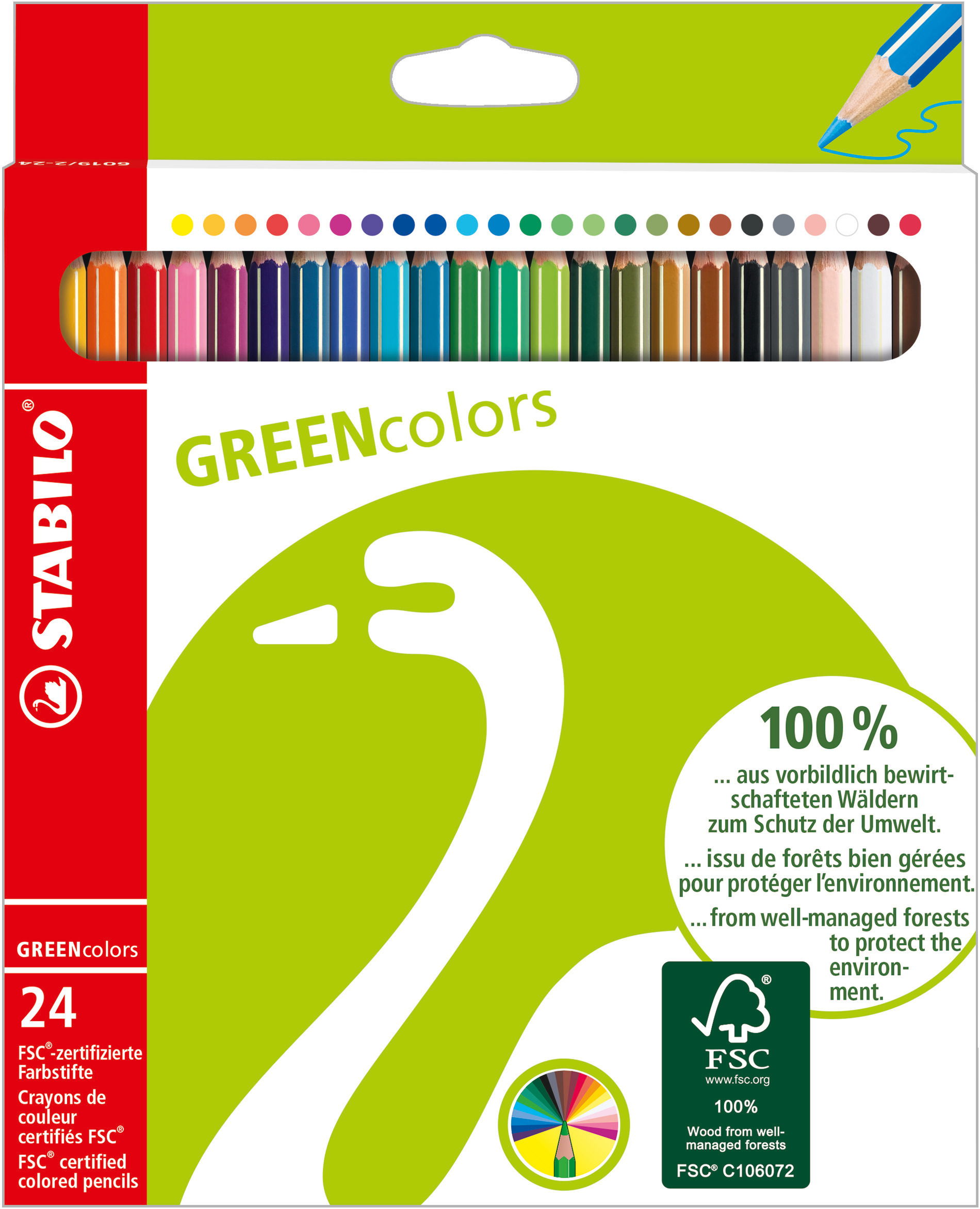 FSC®-zertifizierter Buntstift STABILO GREENcolors Buntstifte STABILO GREENcolors