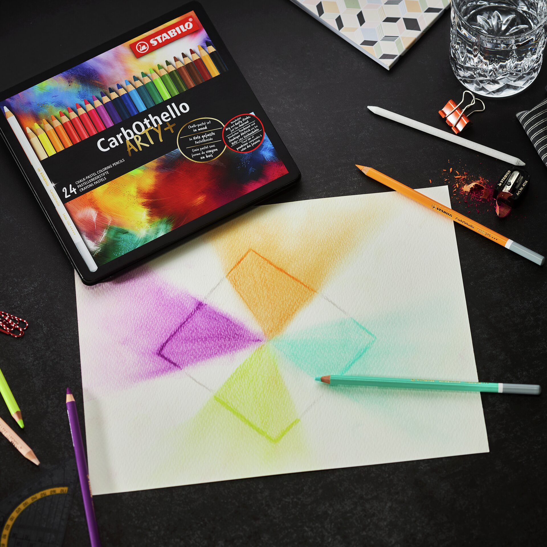 Lápices de colores STABILO CarbOthello ARTY+