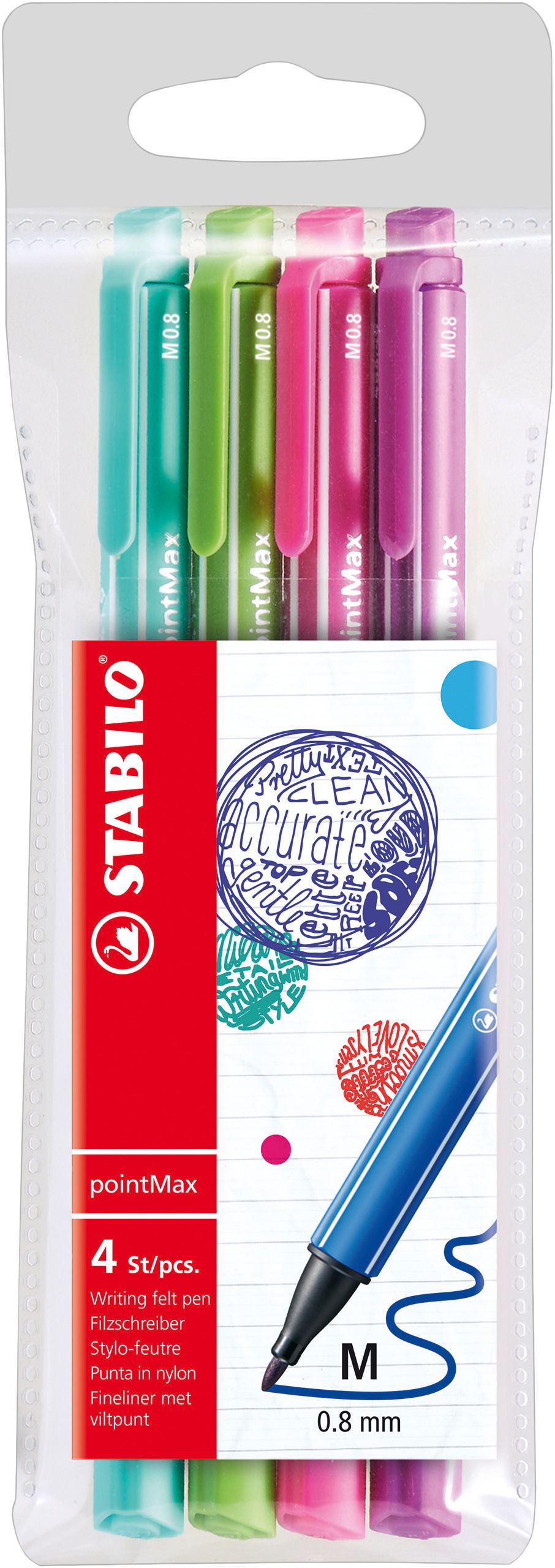 Stylo-feutre pointe nylon STABILO pointMax Stylos-feutres STABILO pointMax