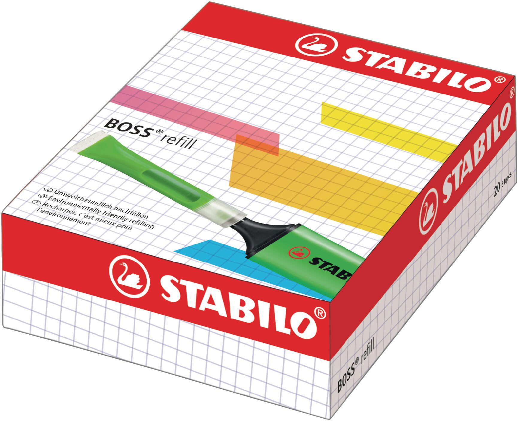 Nápně STABILO BOSS refill