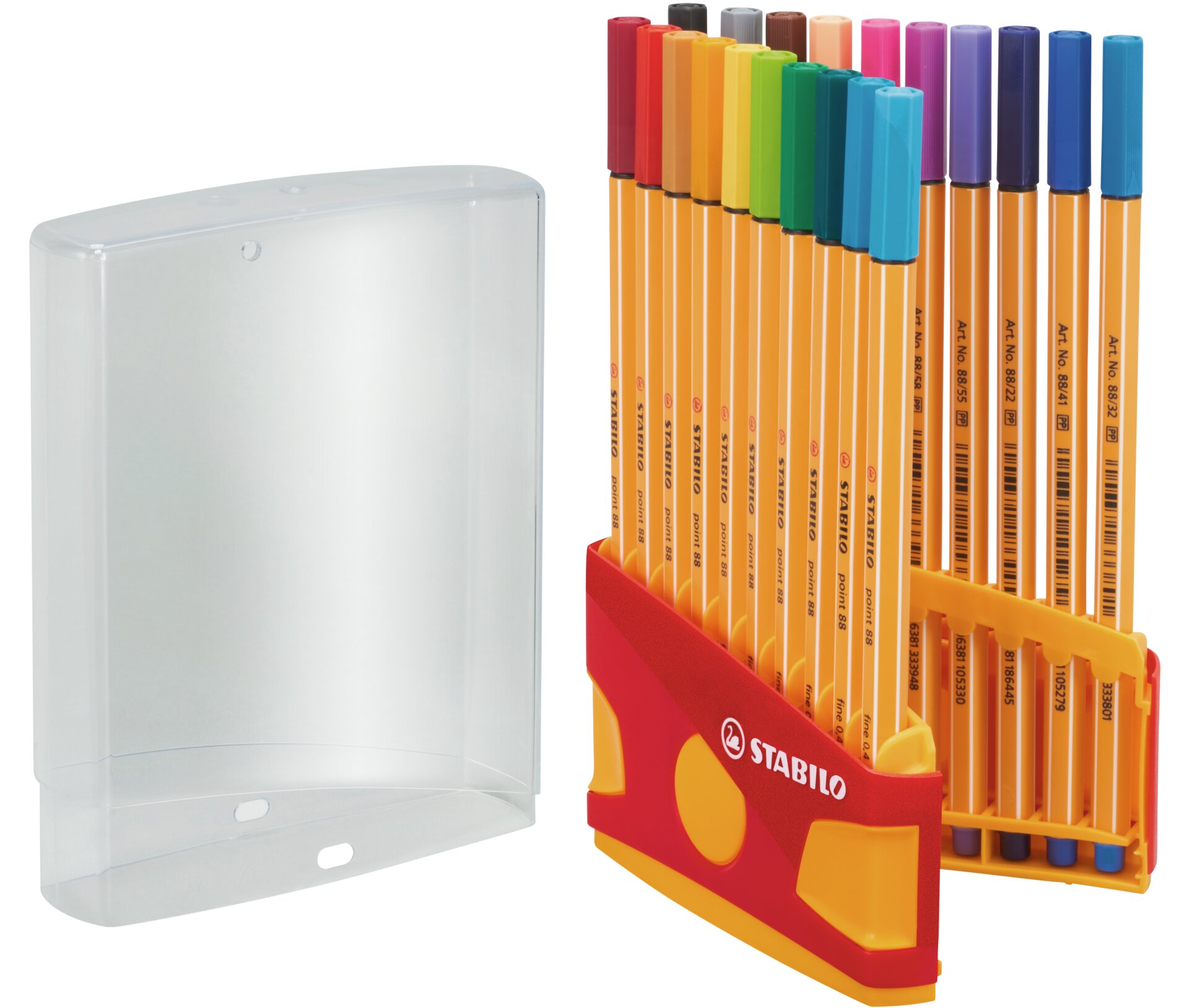 Fineliner STABILO point 88 Fineliner & Filzschreiber STABILO point 88, Buntstifte, Buntstift-Set, Schubladenhalter, Schreibware, Kunstbedarf