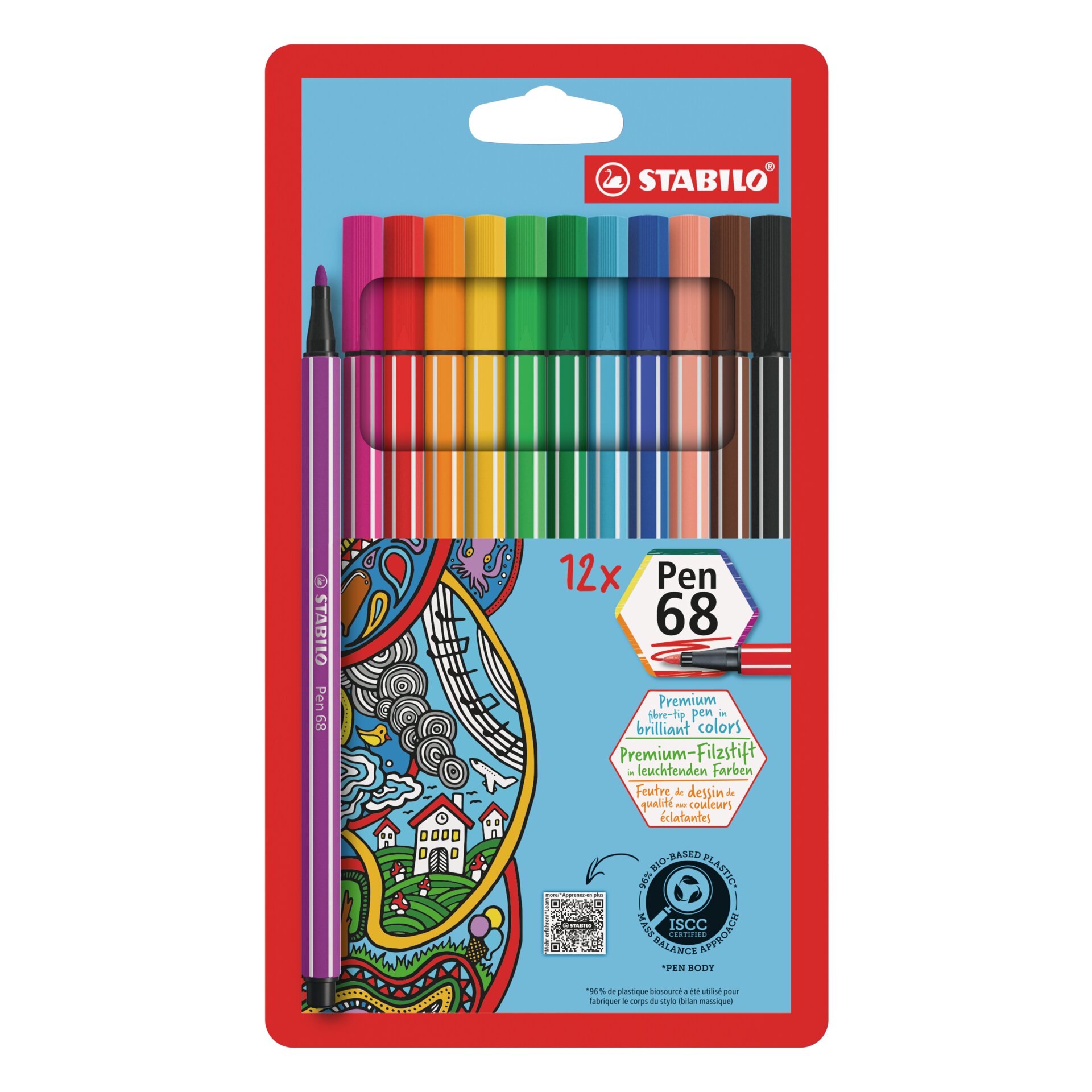 Premium viltstift STABILO Pen 68 Viltstiften STABILO Pen 68