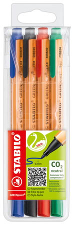 Stylos-feutres STABILO GREENpoint