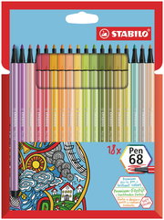 Rotulador punta de fibra STABILO Pen 68