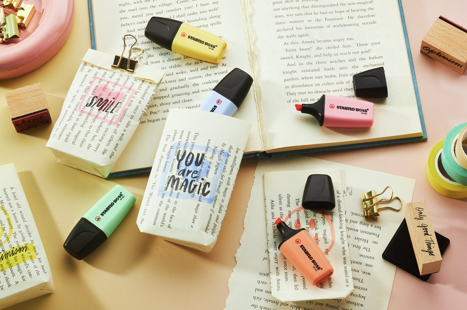 Markeerstiften STABILO BOSS MINI Pastel