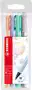 488/4-02 pointMax pastel 4pc wallet Jemná linka/Fiber- Tip Pen STABILO pointMax