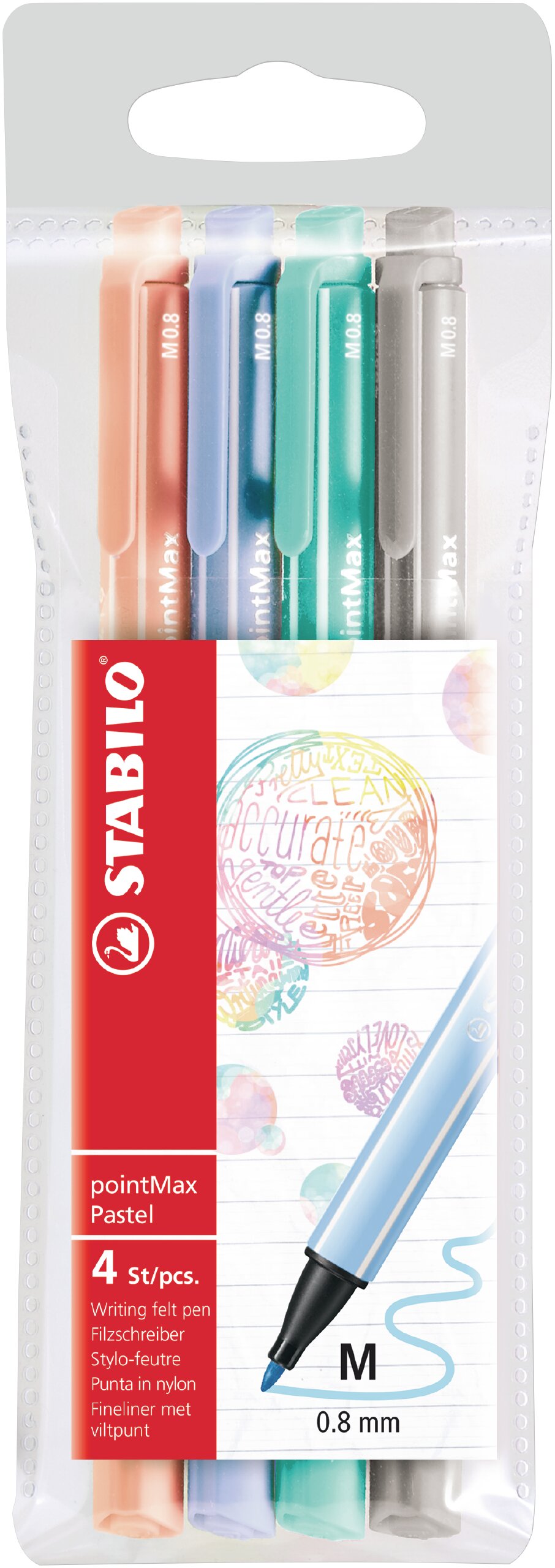 Jemný liner STABILO pointMax Jemná linka/ Fibre- Tip Pen STABILO pointMax