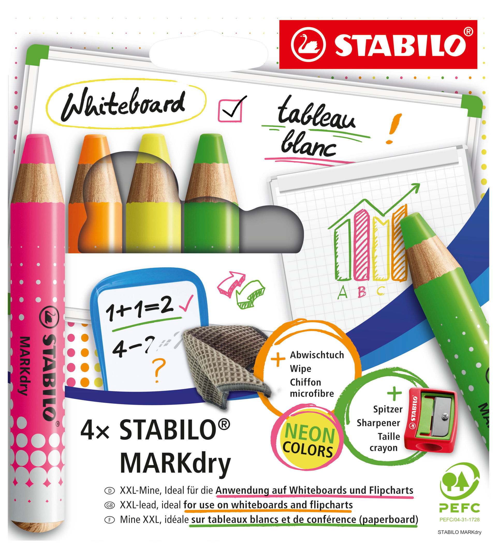 Whiteboard- und Flipchartmarker STABILO MARKdry Marker STABILO MARKdry