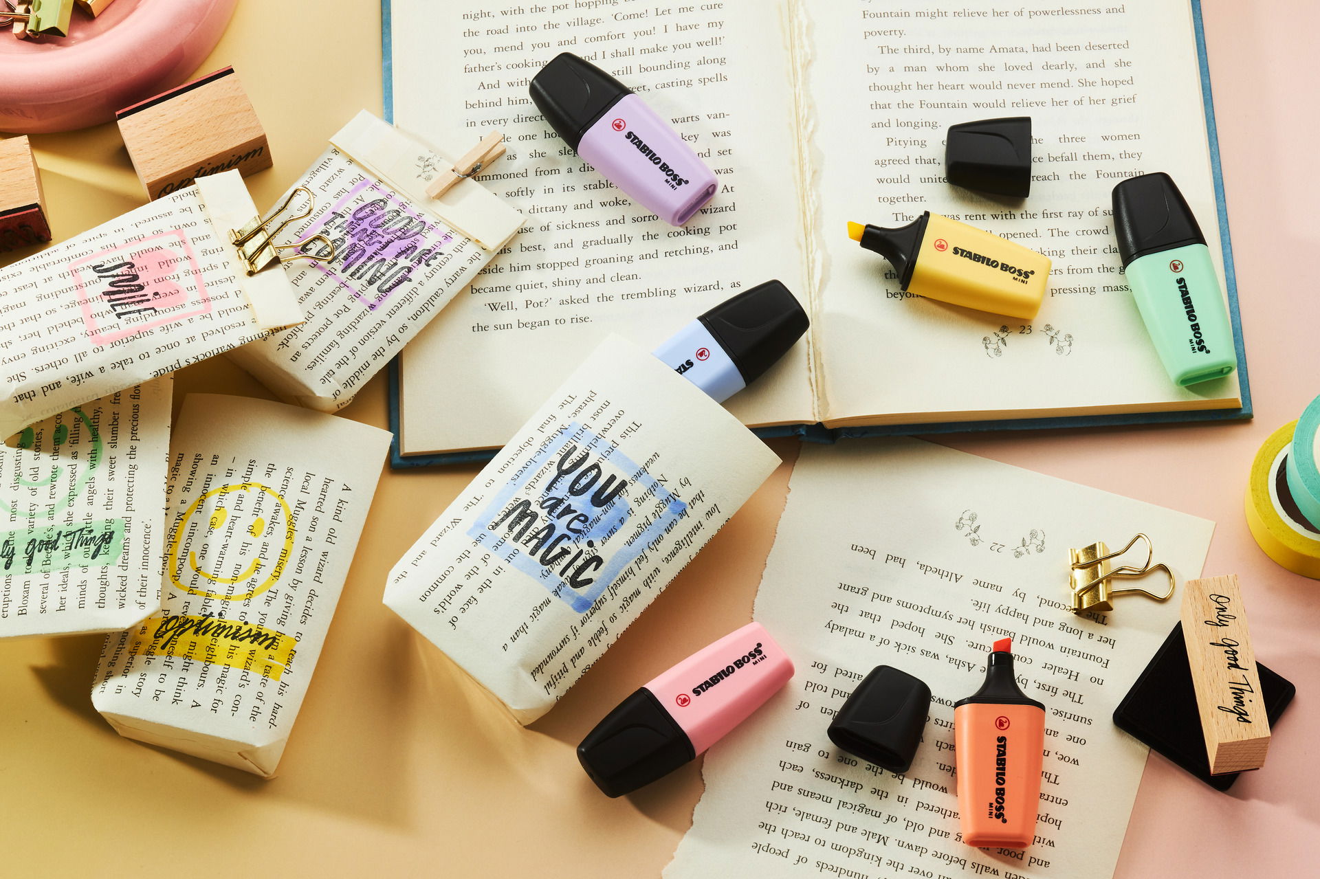 Markeerstiften STABILO BOSS MINI Pastel