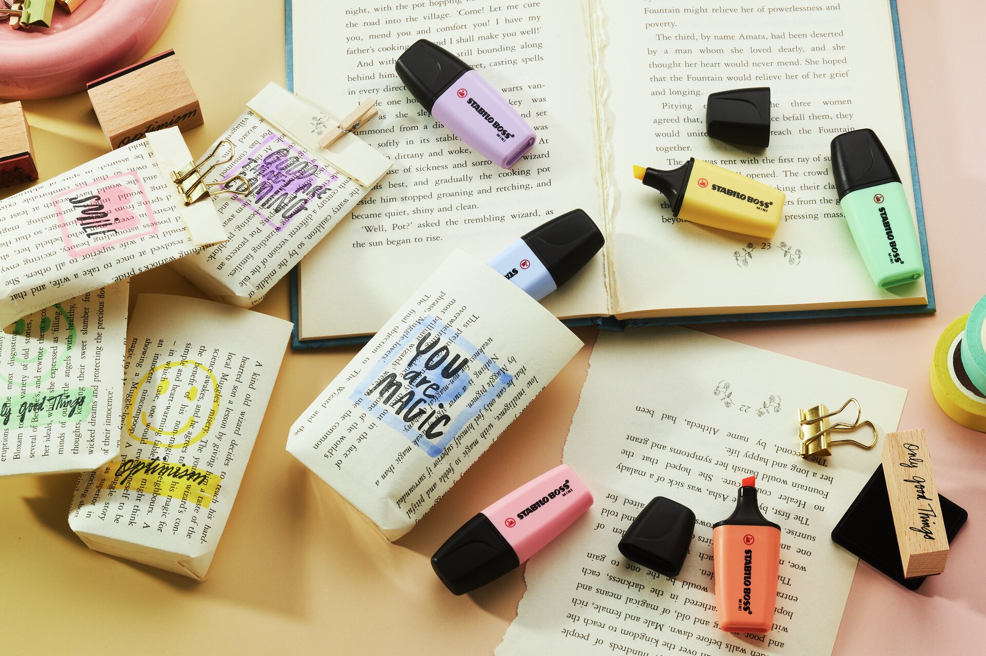 Markeerstiften STABILO BOSS MINI Pastel