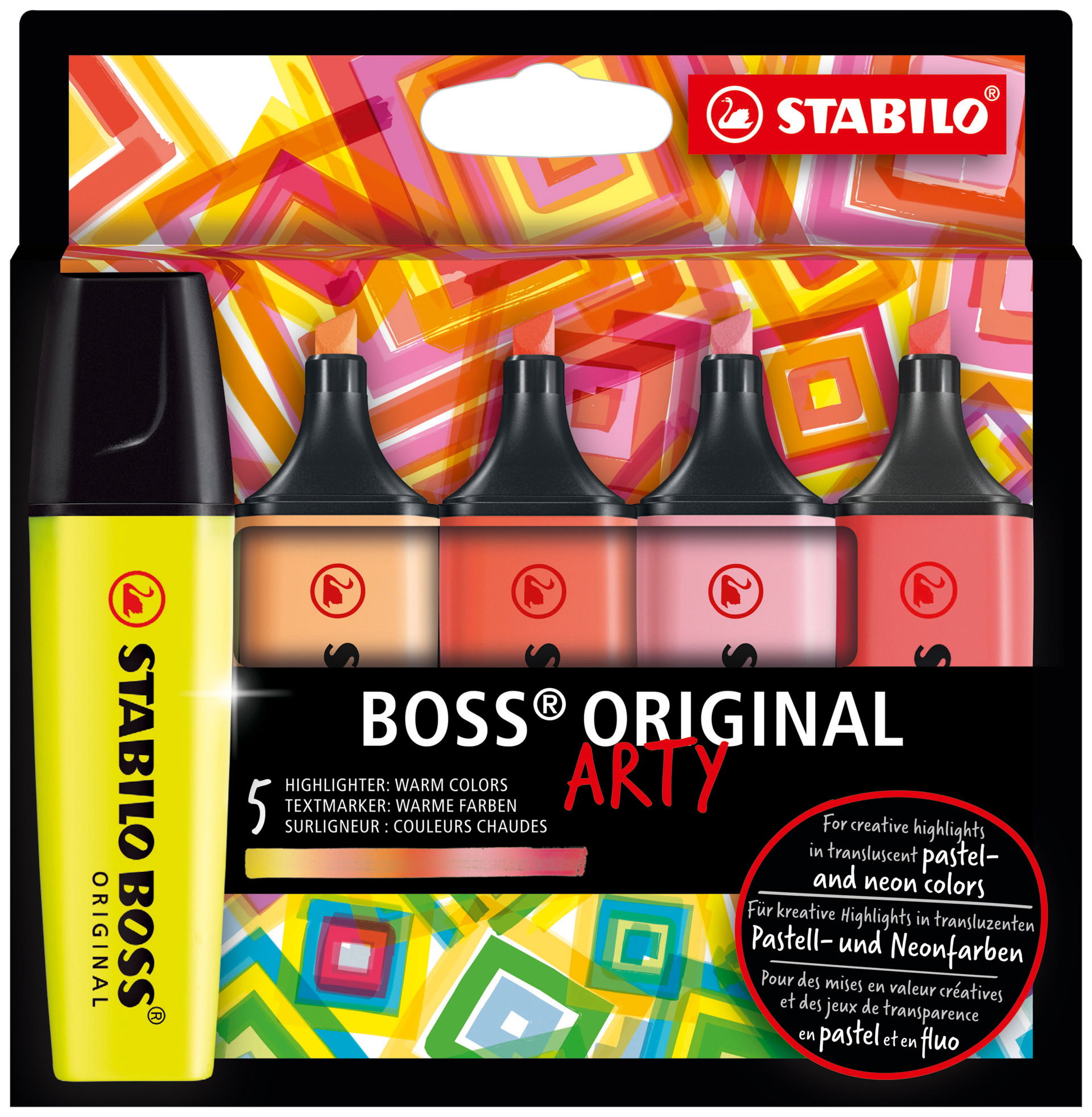 Zvýrazňovač STABILO BOSS ORIGINAL zvýrazňovač STABILO BOSS ORIGINAL ARTY