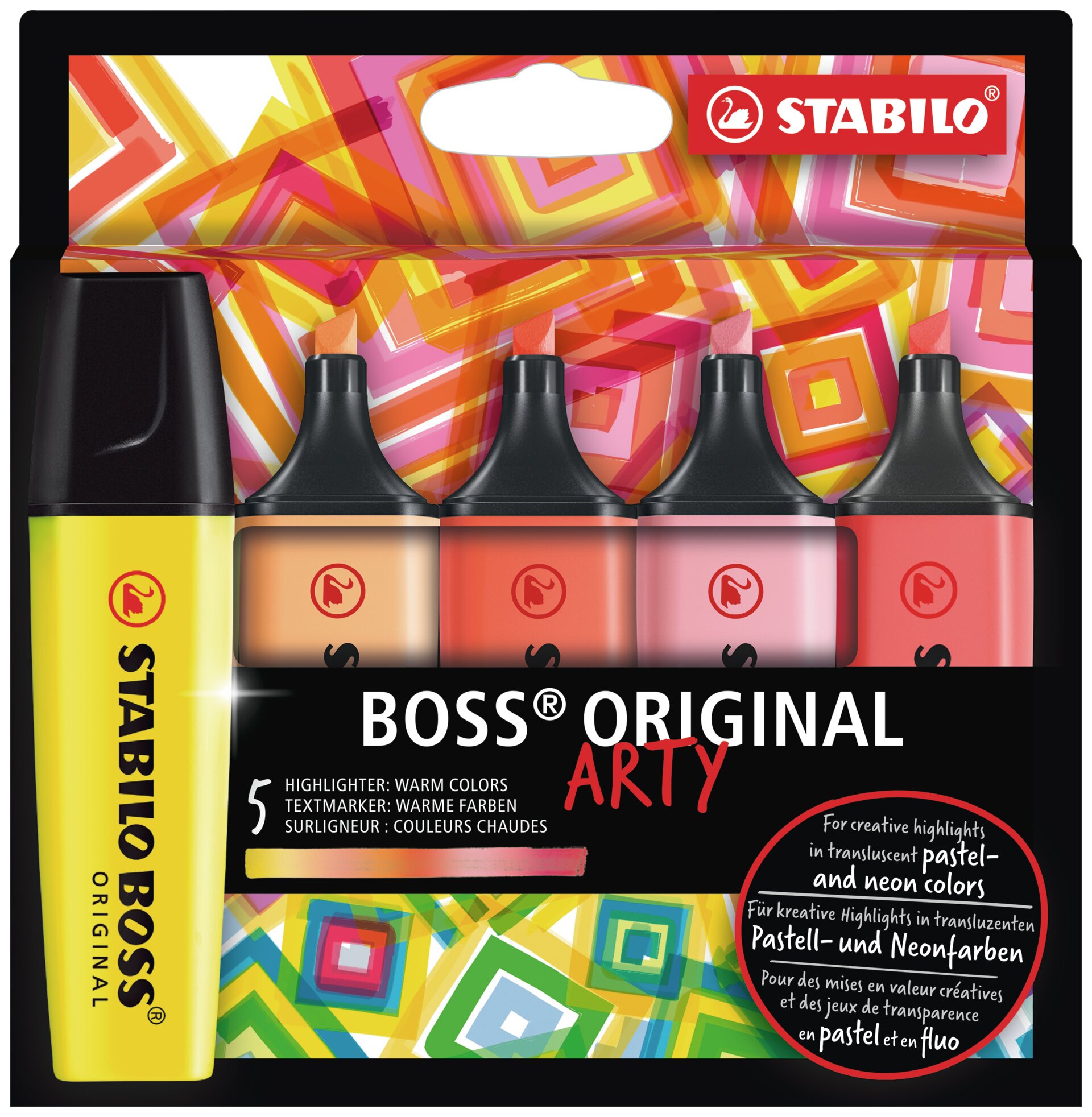 Fluorescente STABILO BOSS ORIGINAL Subrayador fluorescente STABILO BOSS ORIGINAL ARTY