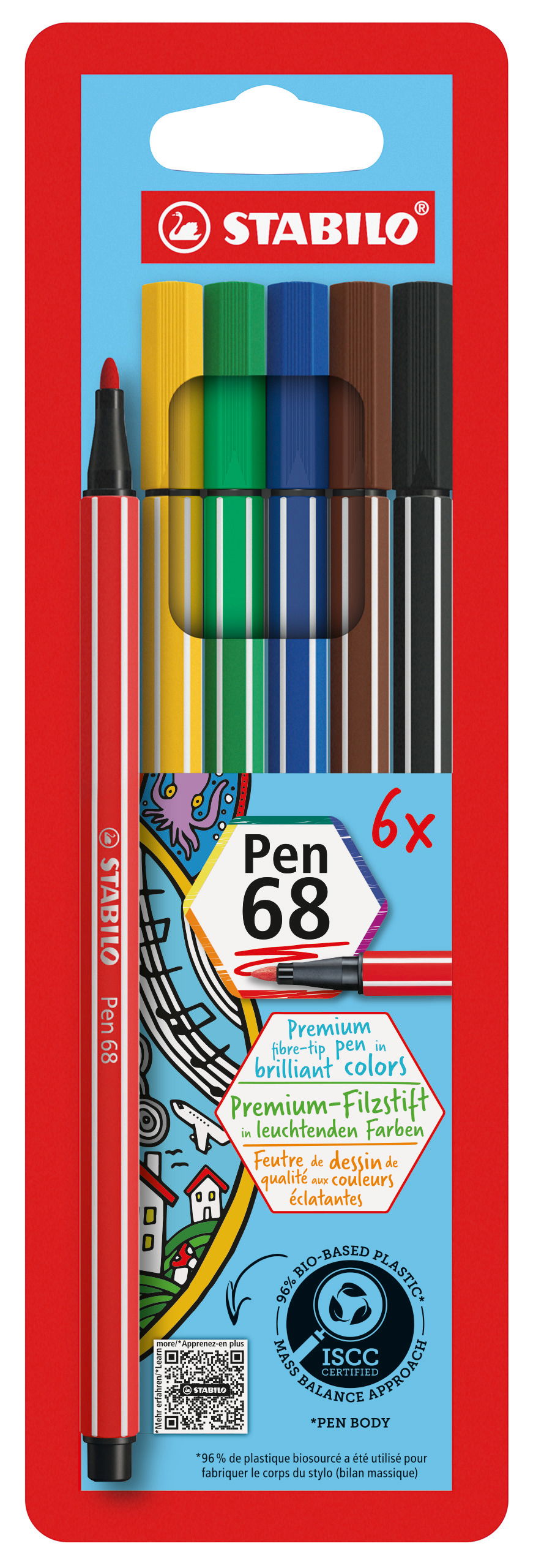 Feutres STABILO Pen 68