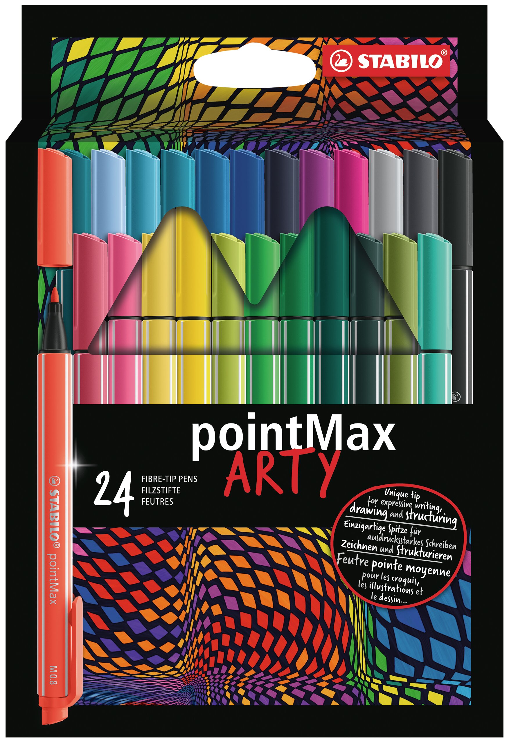 Fineliner STABILO pointMax Fineliner/ Fibre- Tip Pen STABILO pointMax ARTY