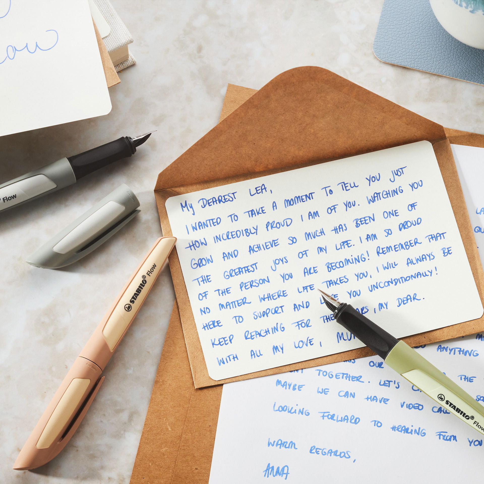 Fountain Pen STABILO Flow Monochrome