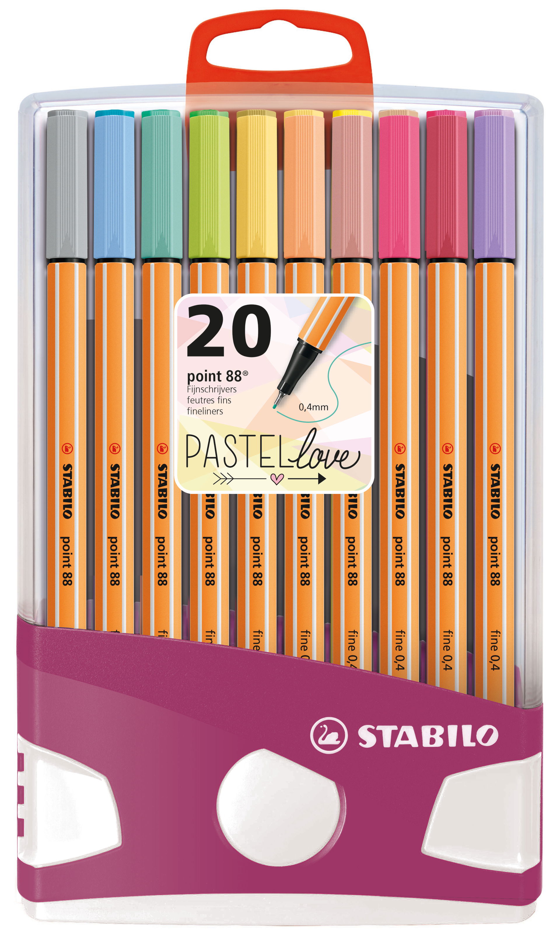 Stylo-feutre pointe fine STABILO point 88 Stylo-feutre pointe fine STABILO point 88