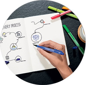 Stylos-feutres STABILO pointMax