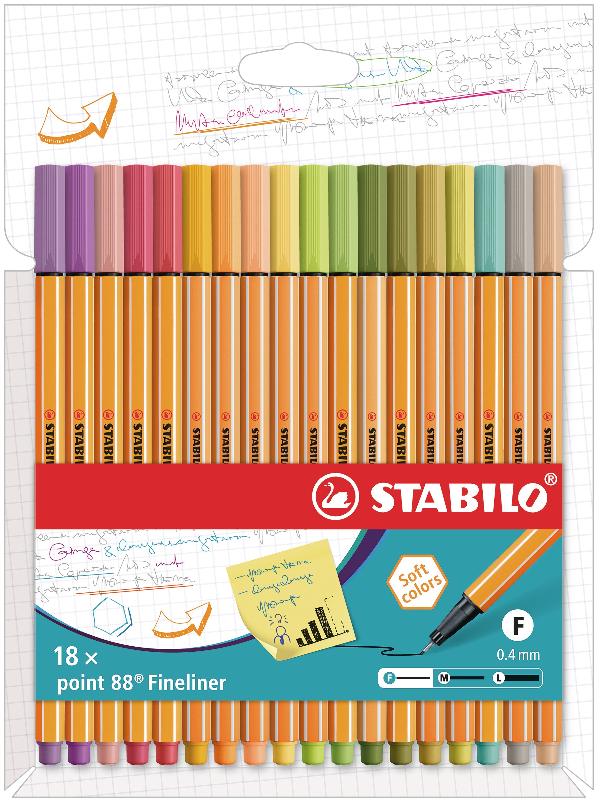Stylo-feutre pointe fine STABILO point 88 Stylos-feutres STABILO point 88