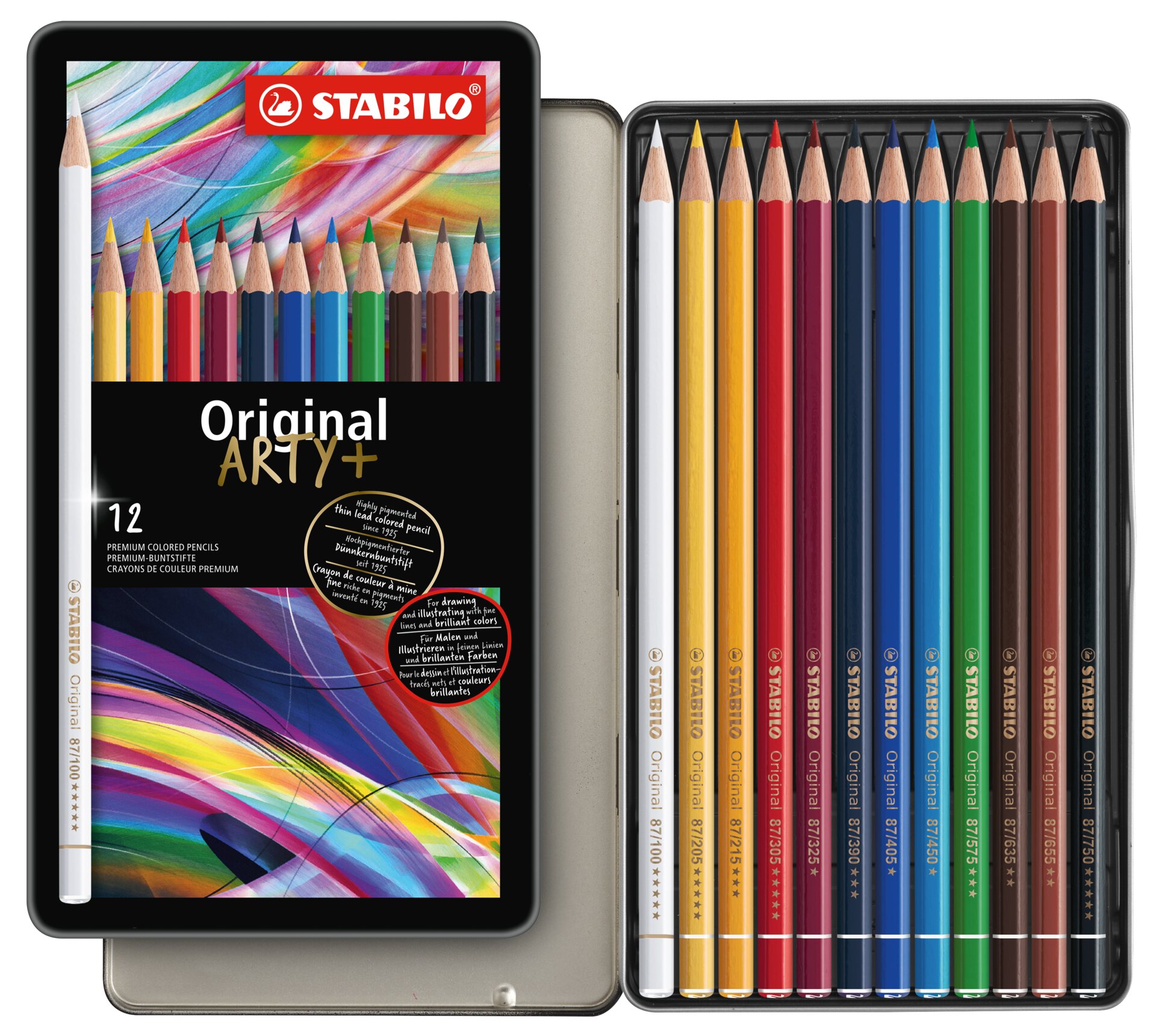Crayon de couleur à mine fine STABILO Original Crayons de couleurs STABILO Original ARTY+