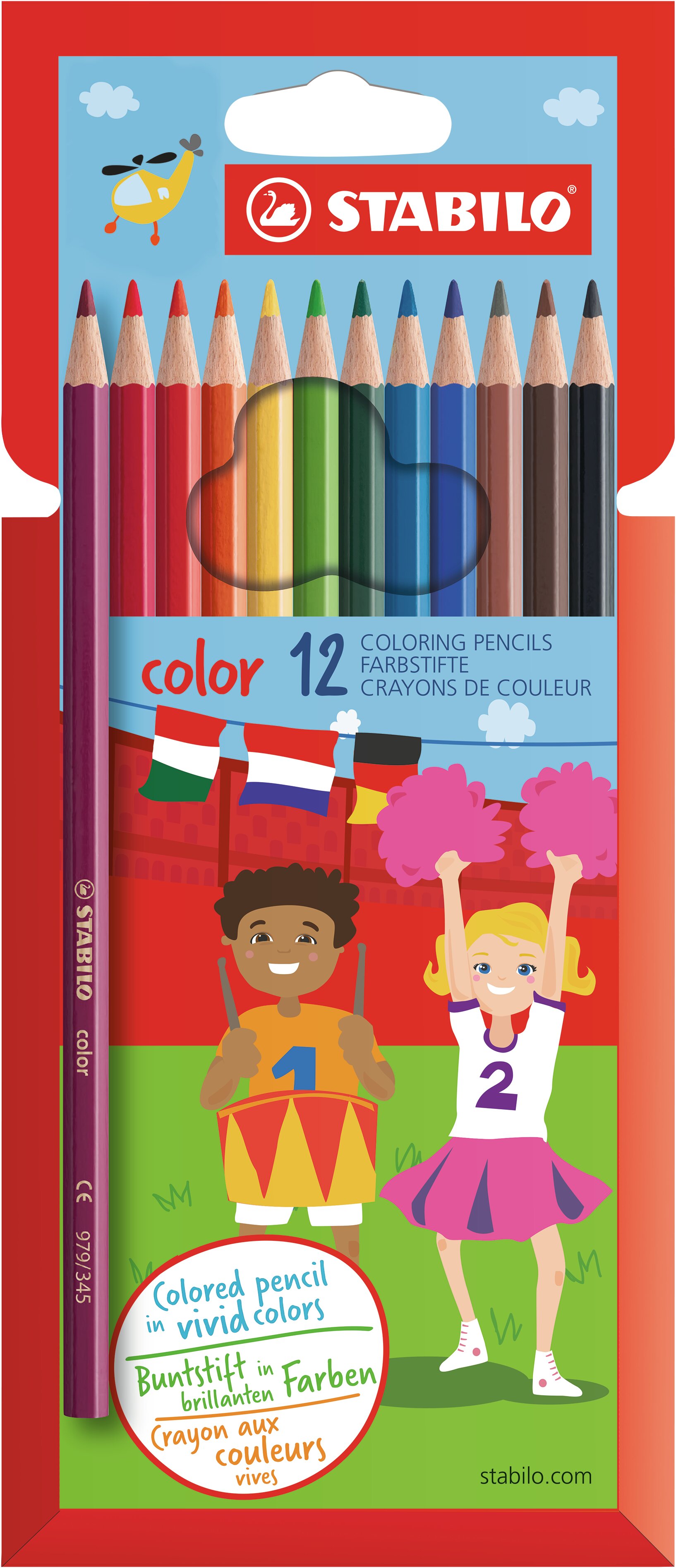 Crayons de couleurs STABILO color