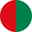rouge-vert foncé