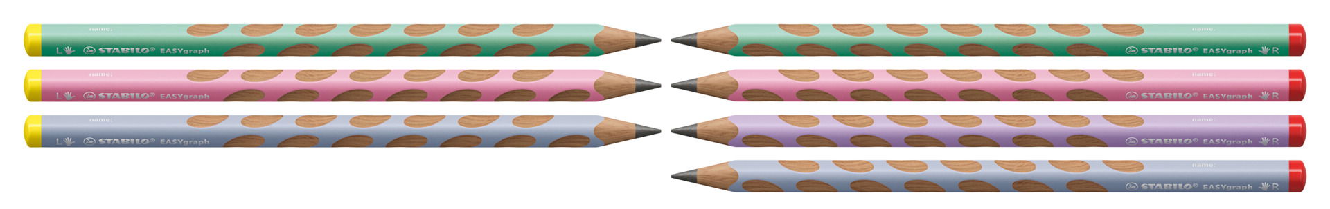 Ergonomic graphite pencil STABILO EASYgraph Pastel Ergonomic graphite pencil STABILO EASYgraph Pastel