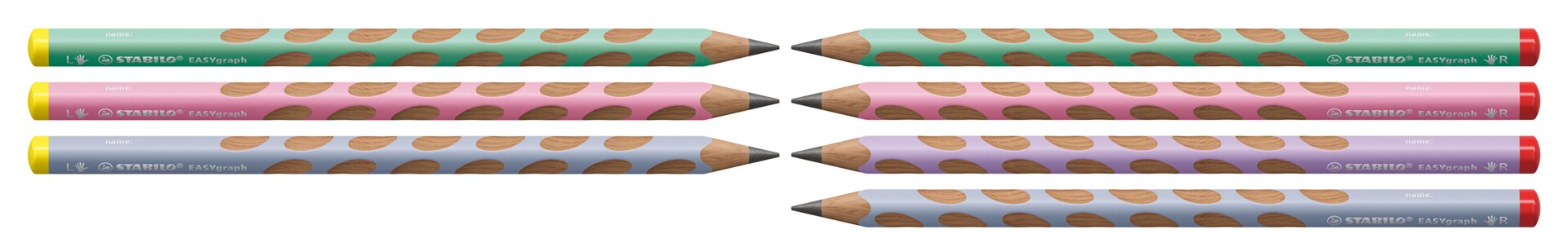 Ergonomicky tvarovaná grafitová tužka STABILO EASYgraph Pastel Ergonomicky tvarovaná grafitová tužka STABILO EASYgraph Pastel