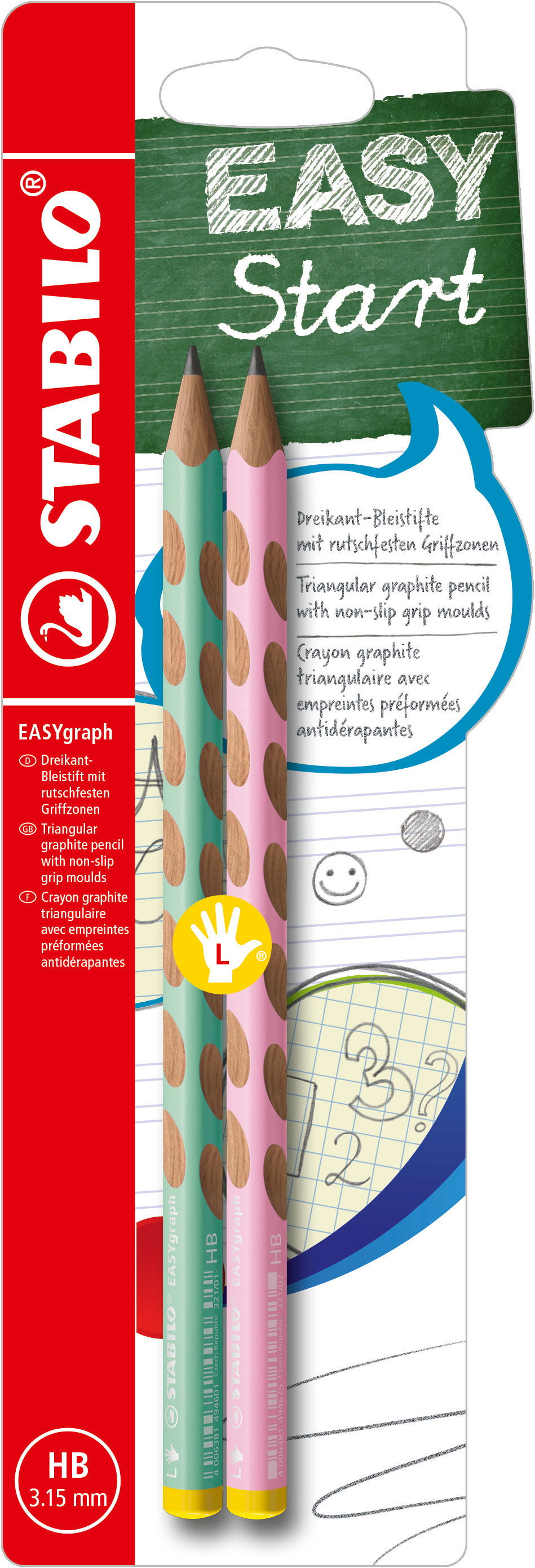 Bleistifte STABILO EASYgraph Pastel