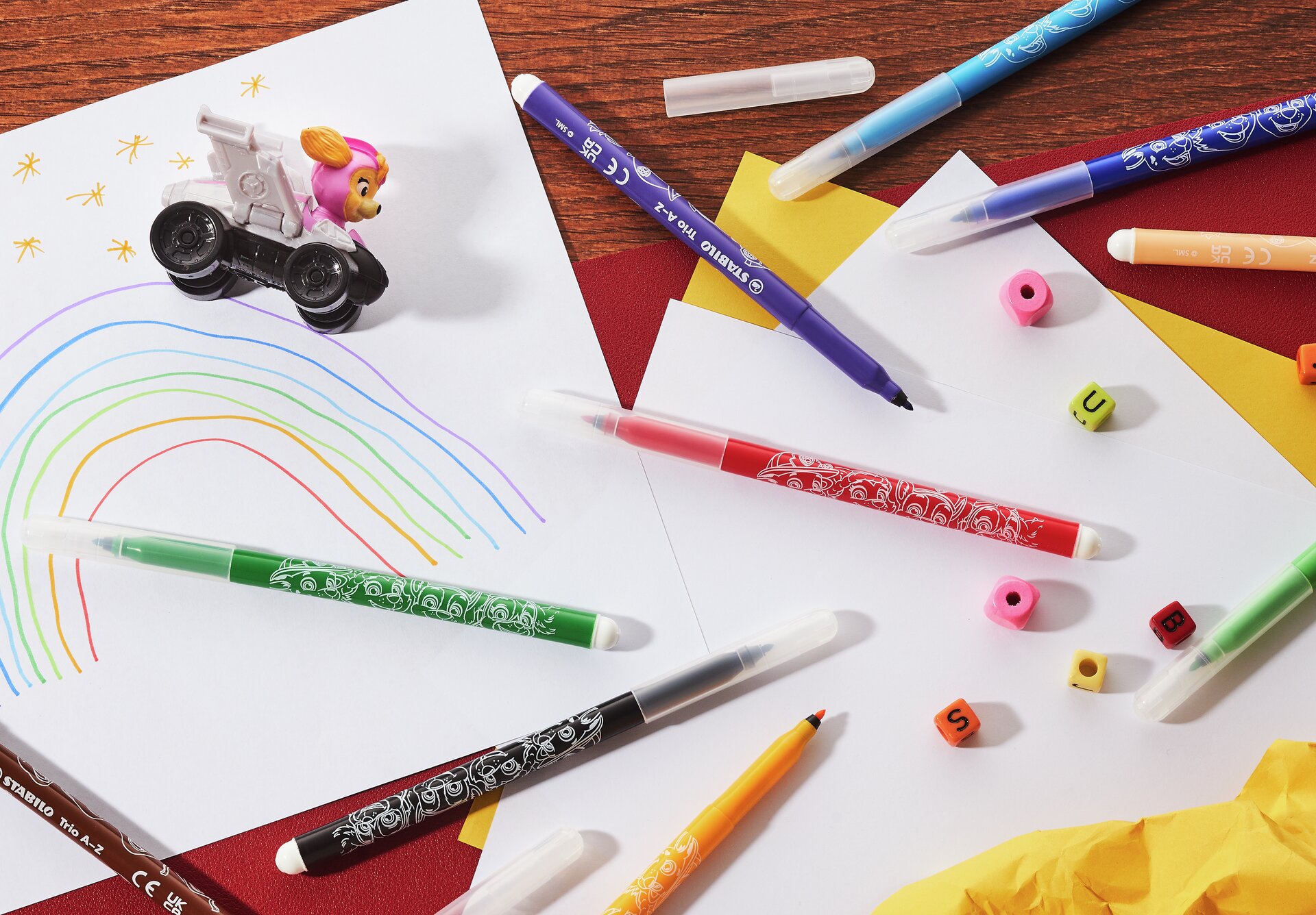 Pennarello STABILO Trio A-Z PAW Patrol