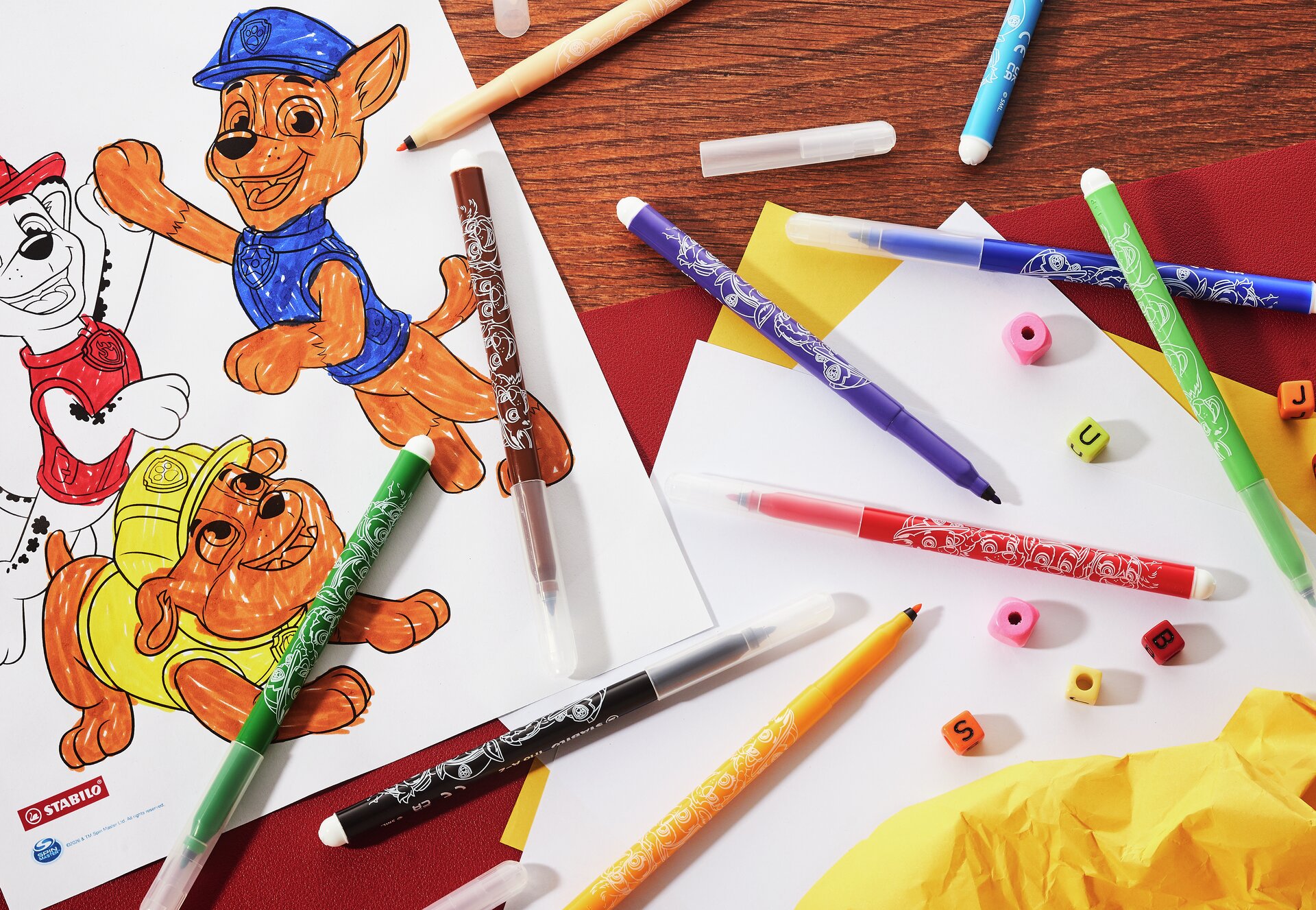 Pennarello STABILO Trio A-Z PAW Patrol