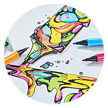 Stylos-feutres STABILO pointMax ARTY