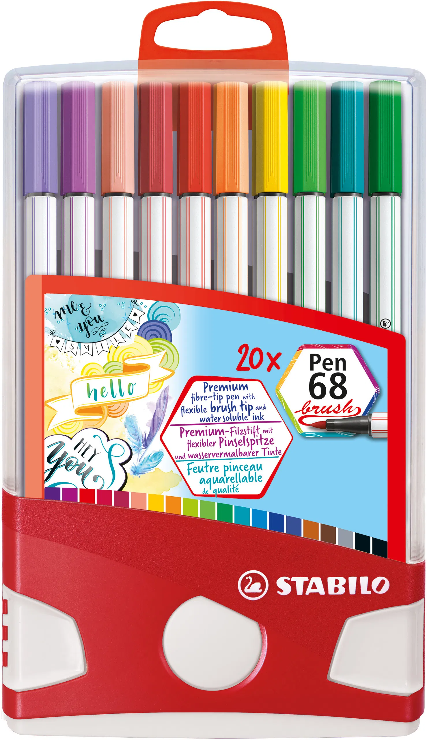 Feutres STABILO Pen 68 brush