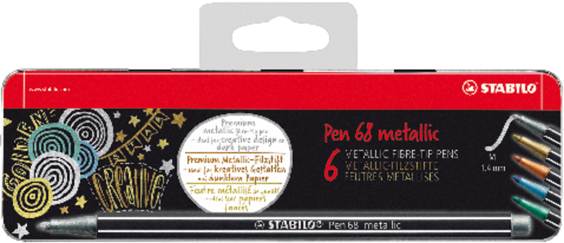 Feutres STABILO Pen 68 metallic