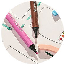 Fiber-Tip Pen STABILO Cappi